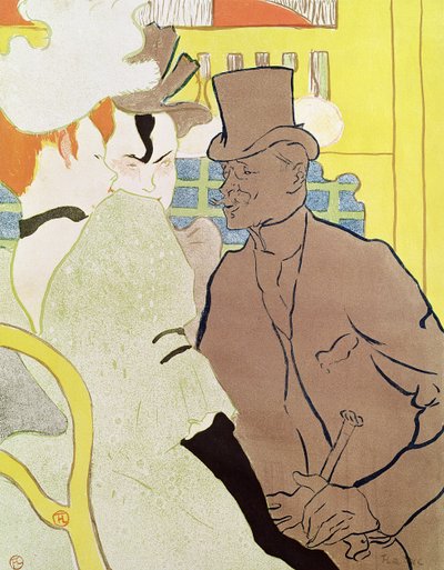 The Englishman at the Moulin Rouge, 1892 by Henri de Toulouse Lautrec